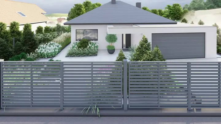 Projekt ogrodu po sąsiedzku z Golcami: zdjęcie z realizacji 31