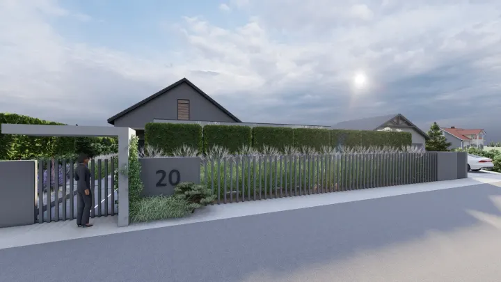 PROJEKT NOWOCZESNEGO OGRODU W KATOWICACH: zdjęcie z realizacji 5